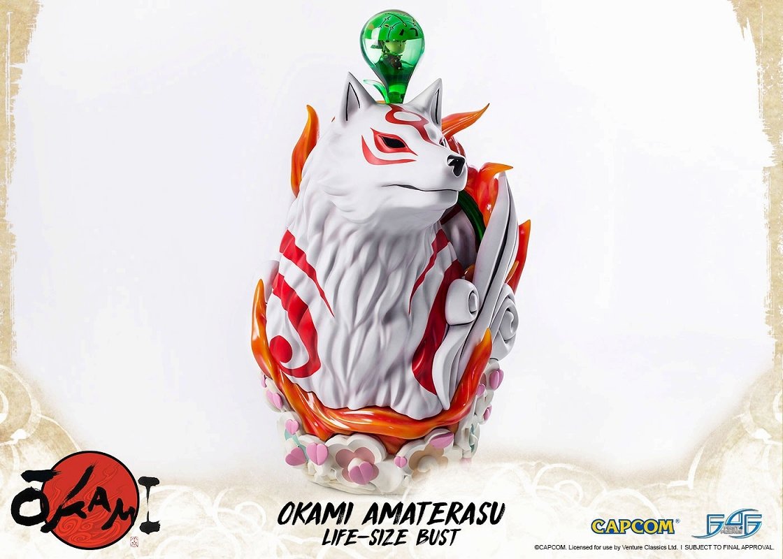 大神　アマテラス　フィギュアセット Amazon | 大神 アマテラス with イッスン ライフサイズ バスト